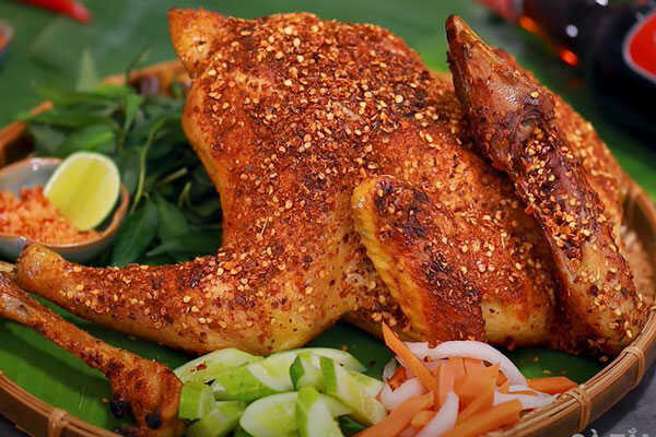 25 Công Thức ướp Gà Nướng hấp dẫn thơm ngon cho gia đình 1 gà nướng muối ớt