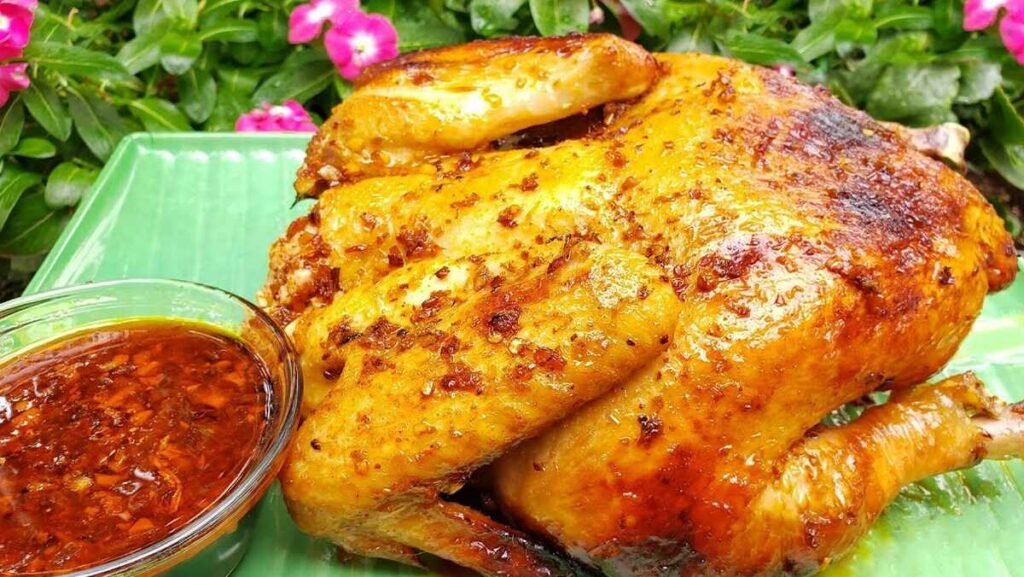 25 Công Thức ướp Gà Nướng hấp dẫn thơm ngon cho gia đình 9 Gà nướng sa tế