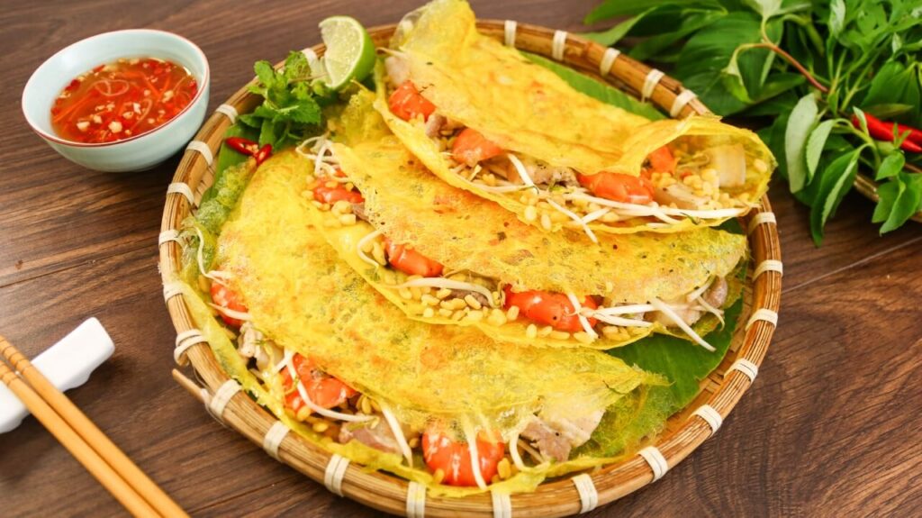 Hướng dẫn 3 cách làm bánh xèo miền Bắc giòn ngon ít dầu mỡ 6 bánh xèo miền bắc